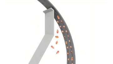 Peanut shape sorting for perfectly round kernels
